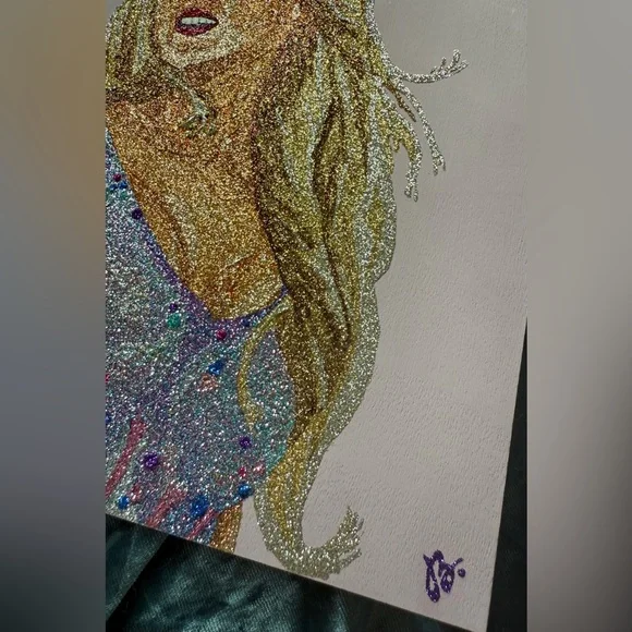 Taylor Swift Eras Tour Original Glitter Art Artwork - Picture 7 of 10